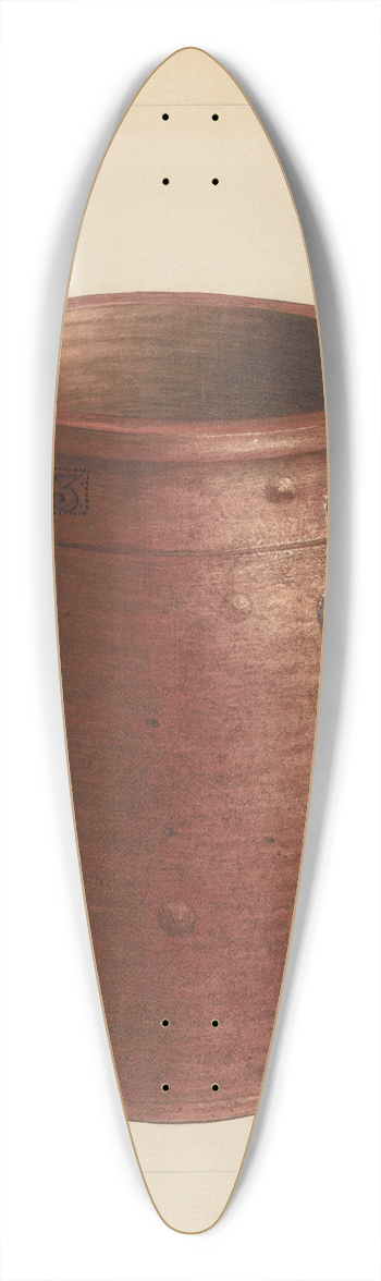 Nicholas Amantea - Crock 39.3 inch art pintail longboard deck