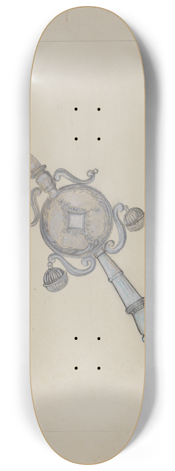 Columbus Simpson - Babys Rattle 8.25 inch art skate deck