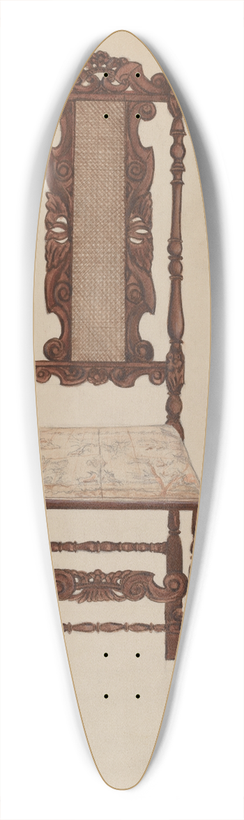 Nicholas Gorid - Side Chair 39.3 inch art pintail longboard deck