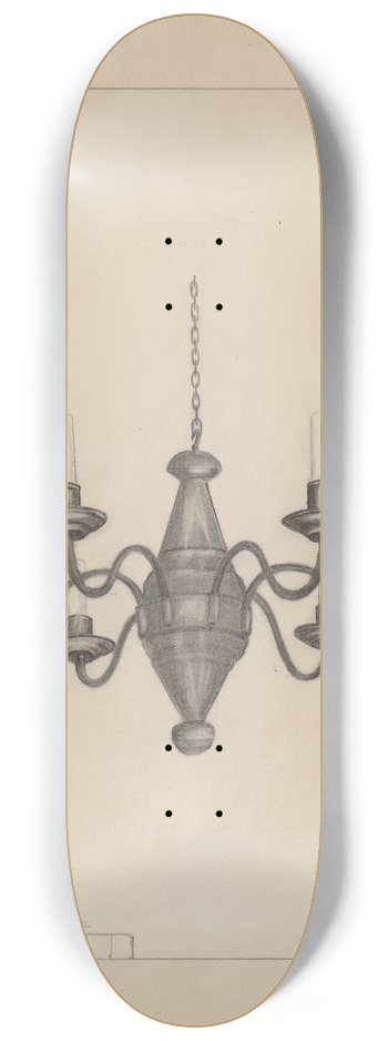 Columbus Simpson - Candle Chandelier 8.25 inch art skate deck