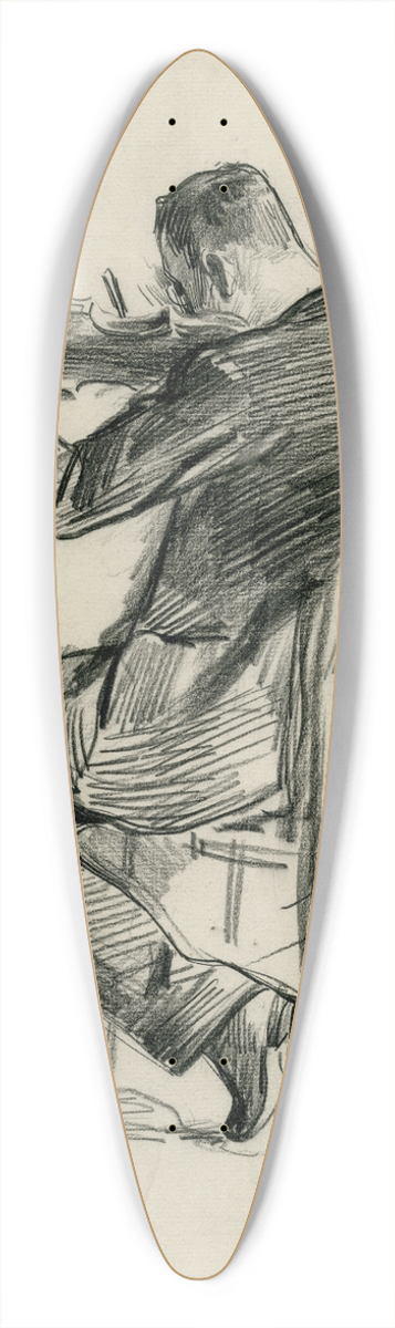 Nicolaas van der Waay - Een vioolspeler 39.3 inch art pintail longboard deck
