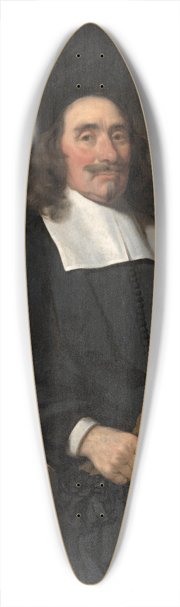 Nicolaes Maes - Portrait of a Gentleman 39.3 inch art pintail longboard deck