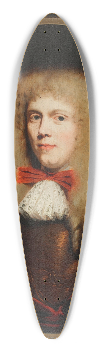 Nicolaes Maes - Portrait of a man in a wig 39.3 inch art pintail longboard deck