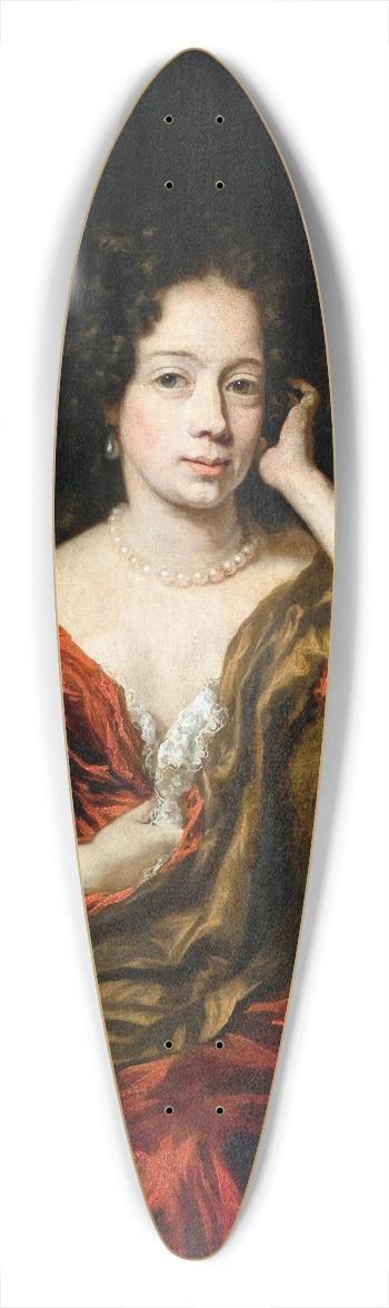 Nicolaes Maes - Portrait of a Woman 39.3 inch art pintail longboard deck
