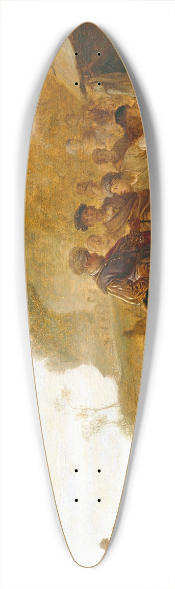 Nicolaes Moeyaert - Laban Searching For His Gods 39.3 inch art pintail longboard deck