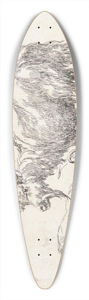 Nicolaes Pietersz. Berchem - To geder 39.3 inch art pintail longboard deck