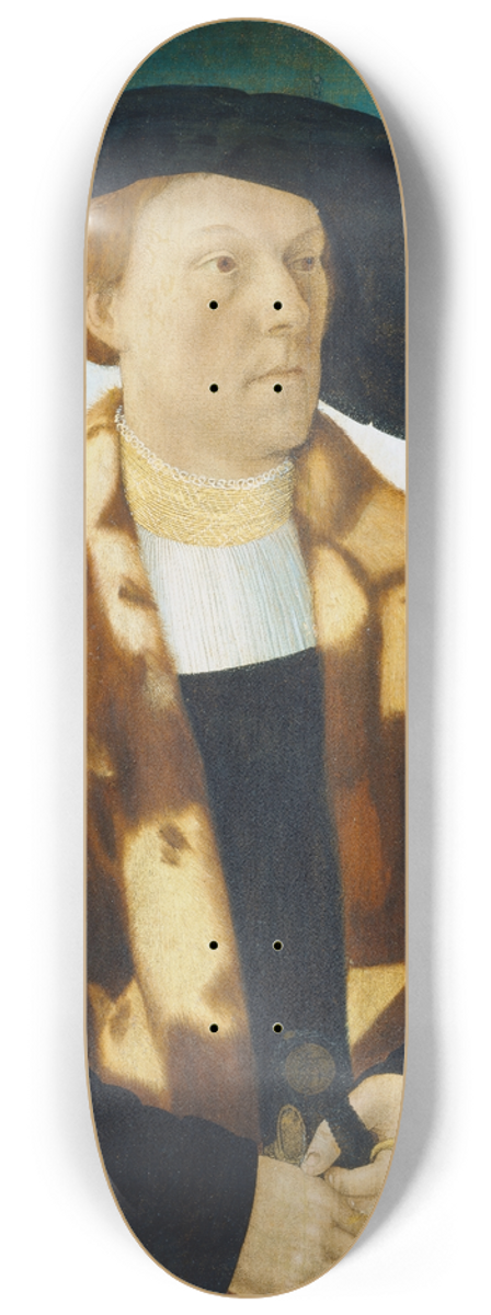 Conrad Faber von Kreuznach - Portrait of Johann Stralenberg 8.25 inch art skate deck