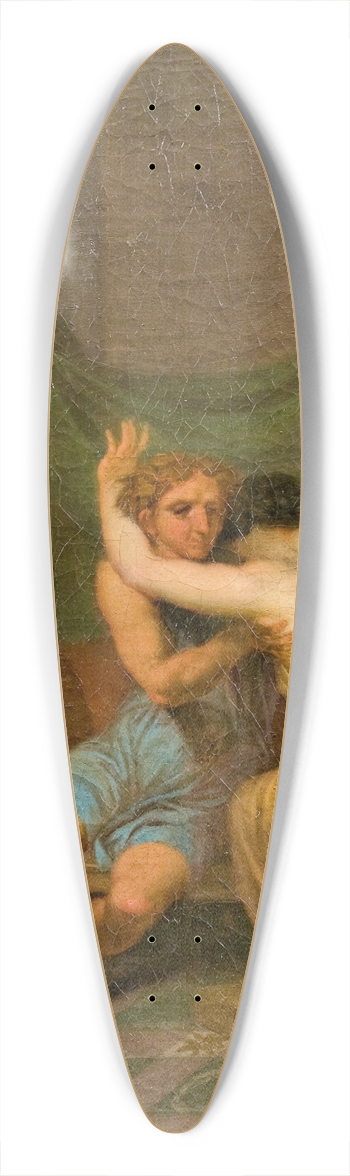 Nicolai Abildgaard - Catullus and Lesbia, who in his arms seeking solace for her spurvs death 39.3 inch art pintail longboard deck