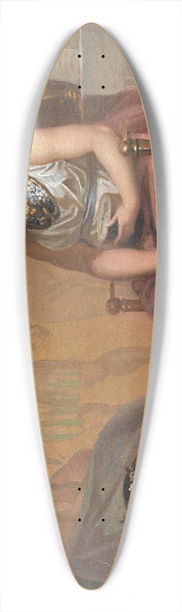 Nicolai Abildgaard - The Revival of Learning, the Invention of Printing and Gunpowder and the Discovery of America 39.3 inch art pintail longboard deck