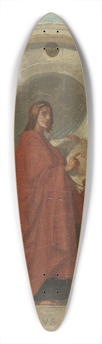 Nicolas Auguste Hesse - Saint Jean 39.3 inch art pintail longboard deck