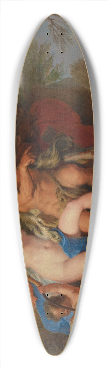 Nicolas Bertin - Hercules and Dejaneira 39.3 inch art pintail longboard deck