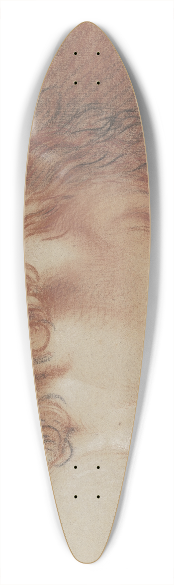 Nicolas Guibal - Kopf eines schlafenden Kindes nach rechts 39.3 inch art pintail longboard deck