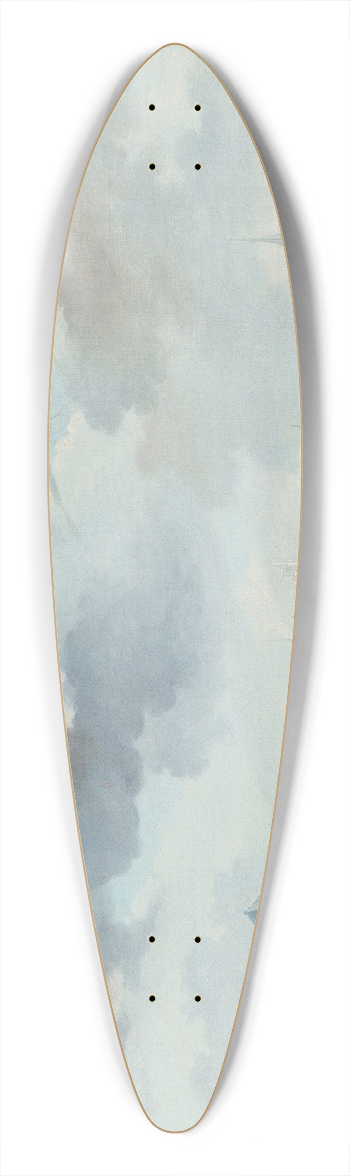 Nicolas Jean-Baptiste Raguenet - Le Louvre, le Pont-Neuf et le Collge des Quatre-Nations, actuel Institut de France, vus du pont Royal 39.3 inch art pintail longboard deck