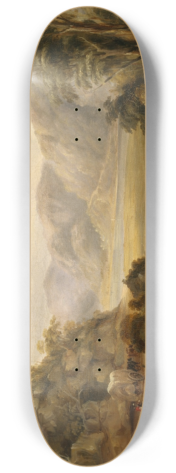 Conrad Martens - Wisemans Ferry in 1838 8.25 inch art skate deck