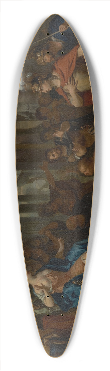 Nicolas Verkolye - Dido and Aeneas 39.3 inch art pintail longboard deck