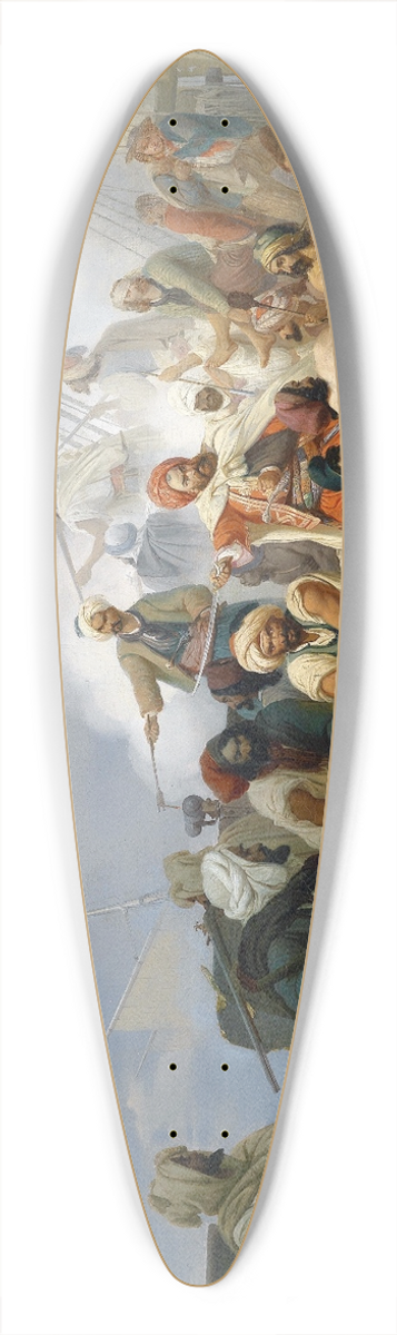 Niels Simonsen - Seegefecht 39.3 inch art pintail longboard deck