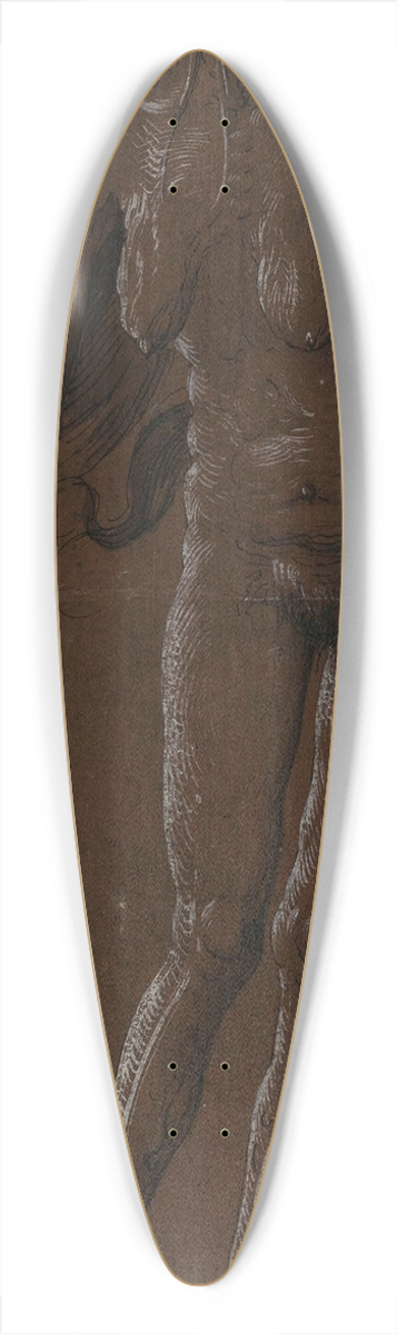 Niklaus Manuel - Witch 39.3 inch art pintail longboard deck