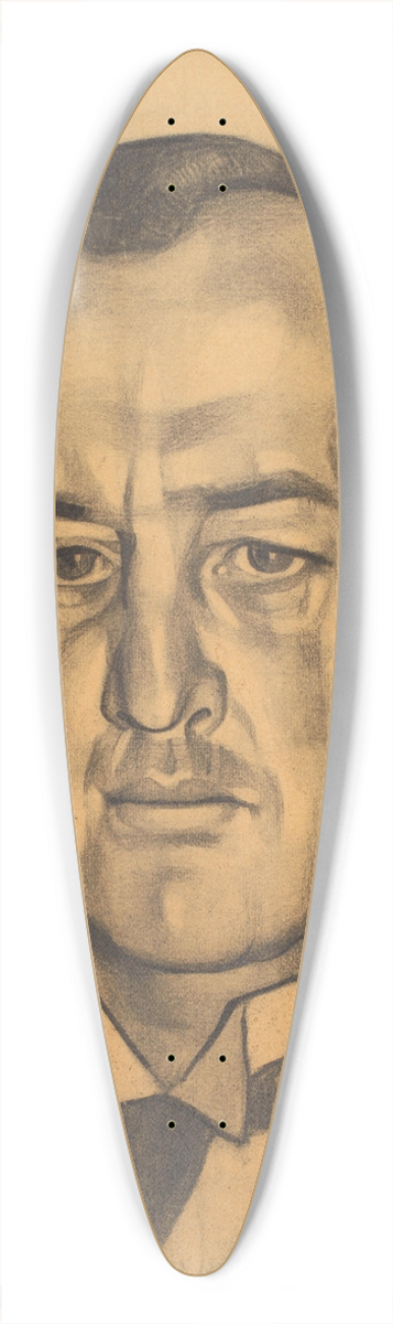 Nikolai Triik - Prof. dr. Konstantin Konik 39.3 inch art pintail longboard deck