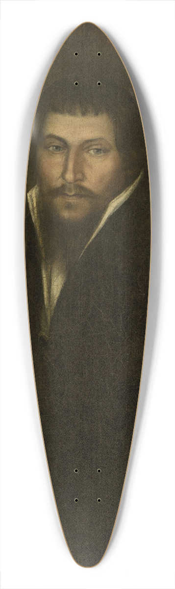 Nikolay Argunov - Portrait of a man with a goose quill in his hand 39.3 inch art pintail longboard deck
