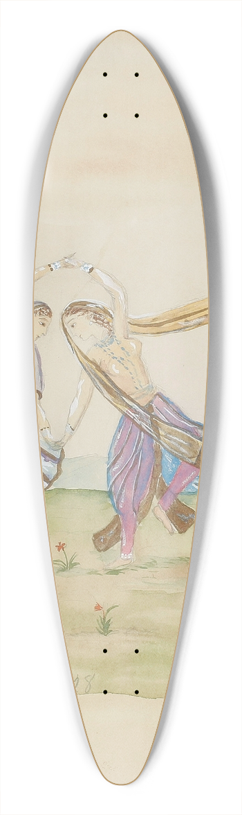 Nils Dardel - Grekisk dans 39.3 inch art pintail longboard deck