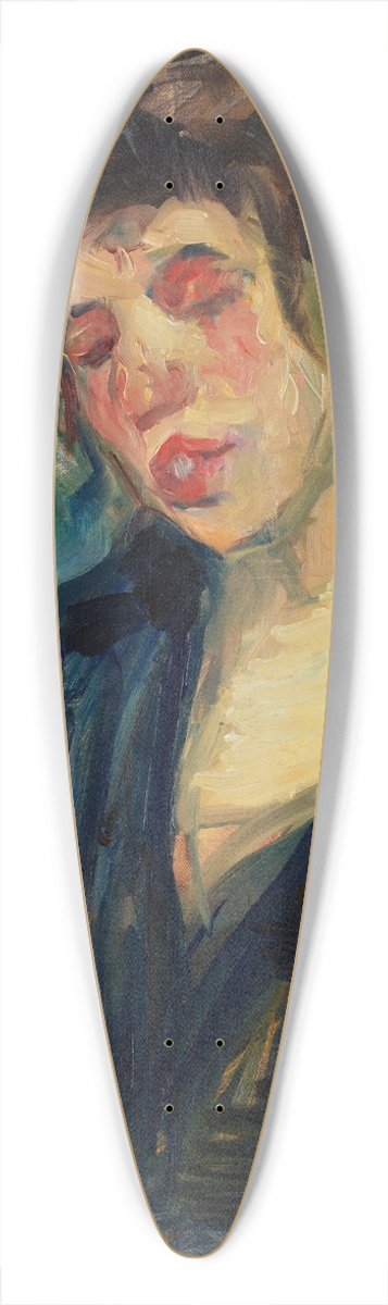 Nils Dardel - Kvinna 39.3 inch art pintail longboard deck