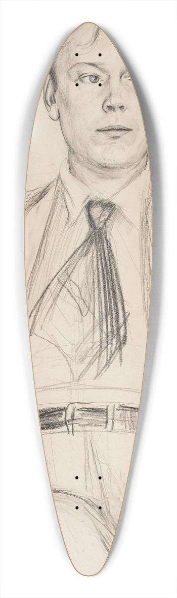 Nils Dardel - Ola Bull 39.3 inch art pintail longboard deck