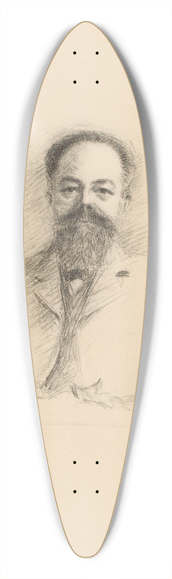Nol Dorville - Paul Doumer 39.3 inch art pintail longboard deck