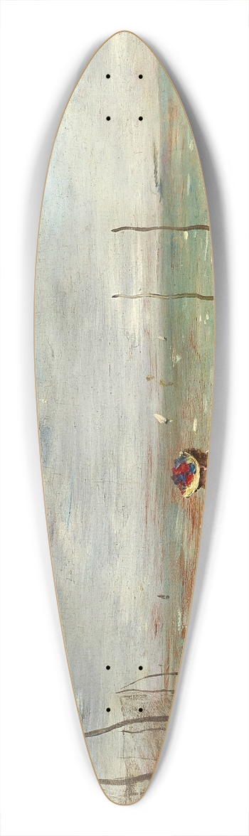 Norbert Goeneutte - Femme sur la plage 39.3 inch art pintail longboard deck