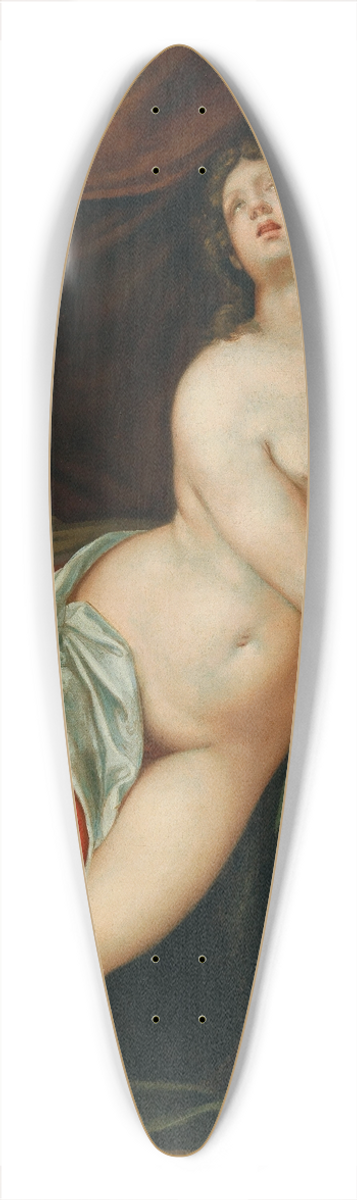 North Italian School - Lucretia 39.3 inch art pintail longboard deck