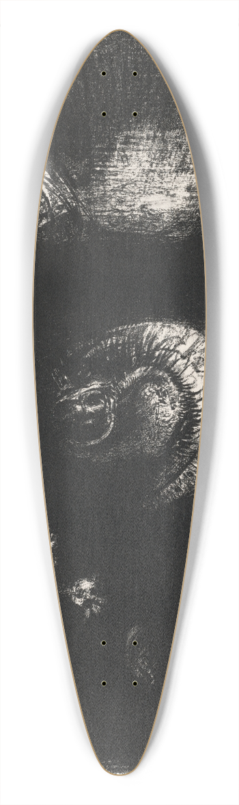 Odilon Redon - And All Manner of Frightful Creatures Arise 39.3 inch art pintail longboard deck