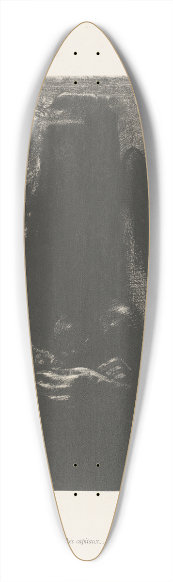 Odilon Redon - Cest le Diable 39.3 inch art pintail longboard deck