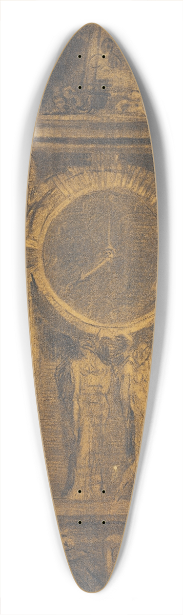 Odilon Redon - La cloche grave de Sainte-Gudule 39.3 inch art pintail longboard deck