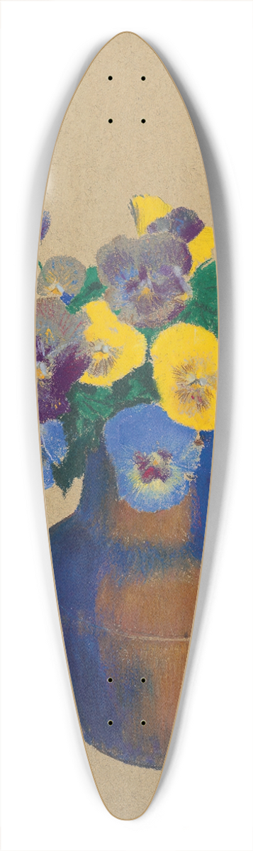 Odilon Redon - Penses 39.3 inch art pintail longboard deck