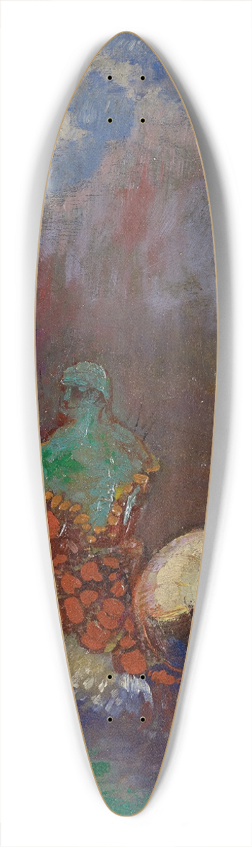 Odilon Redon - Siren 39.3 inch art pintail longboard deck