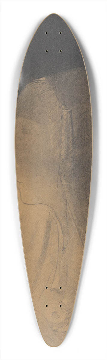 Odilon Redon - The Book of Light 39.3 inch art pintail longboard deck