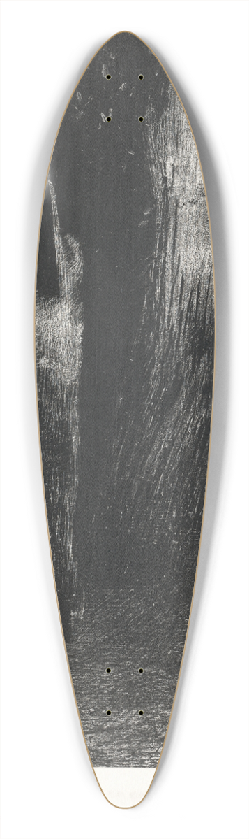 Odilon Redon - The Man Was Alone in a Night Landscape 39.3 inch art pintail longboard deck