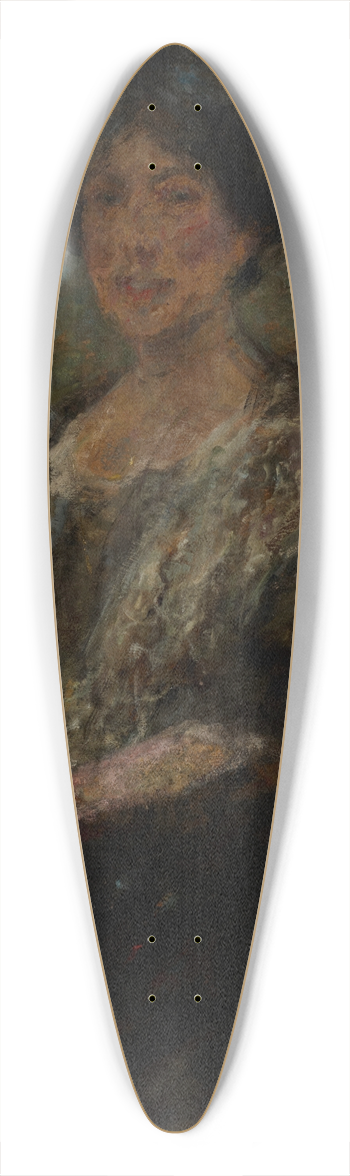 Olga Boznanska - Portrait of Julia Ginzberg 39.3 inch art pintail longboard deck