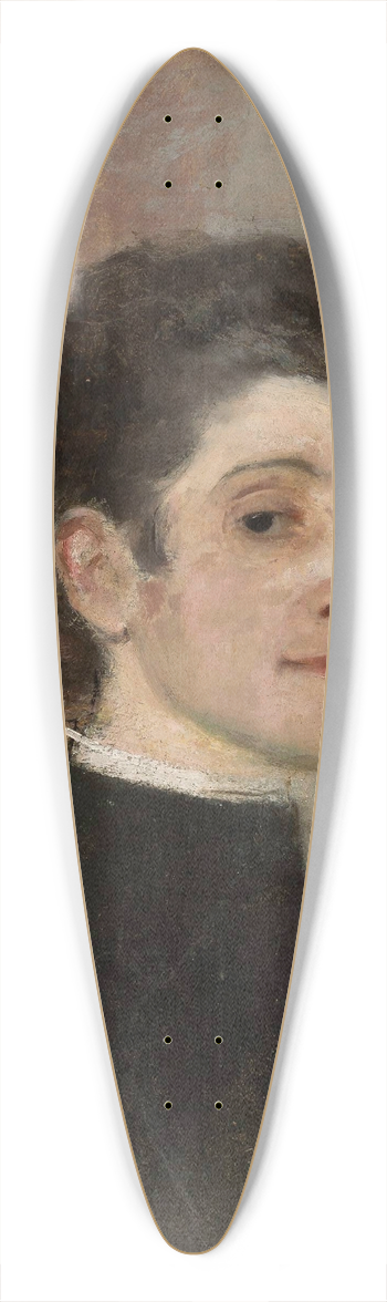 Olga Boznanska - Self-portrait 39.3 inch art pintail longboard deck