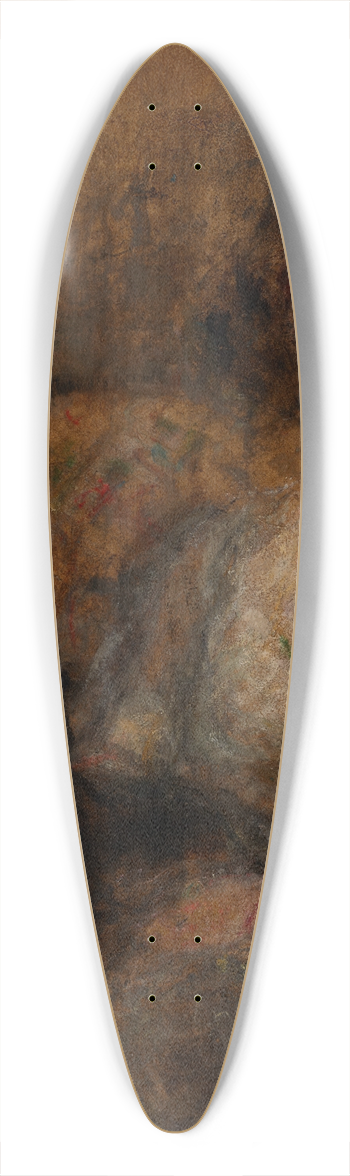 Olga Boznanska - Study of a Female Figure 39.3 inch art pintail longboard deck