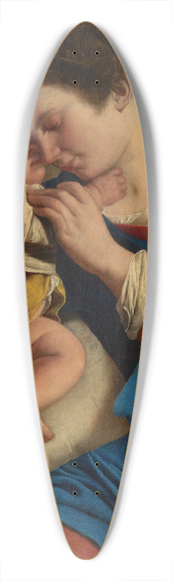 Orazio Gentileschi - The Madonna and Child 39.3 inch art pintail longboard deck