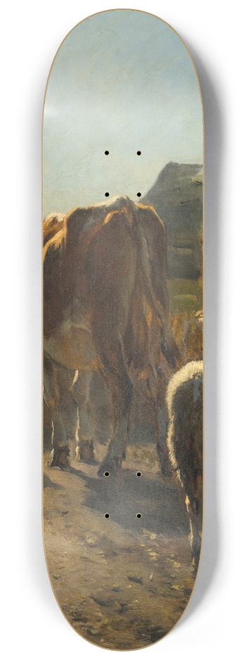 Constant Troyon - Retour Du Troupeau 8.25 inch art skate deck