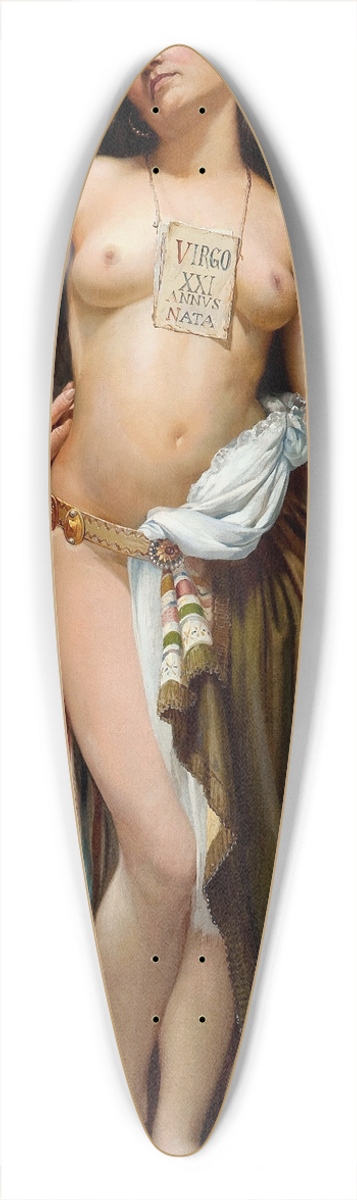 Oscar Pereira da Silva - Roman Slave 39.3 inch art pintail longboard deck