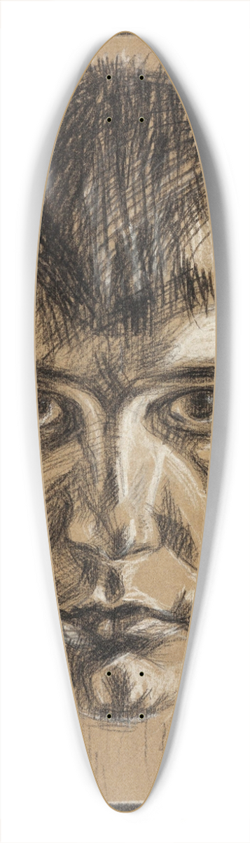Oskar Kallis - Autoportree 39.3 inch art pintail longboard deck