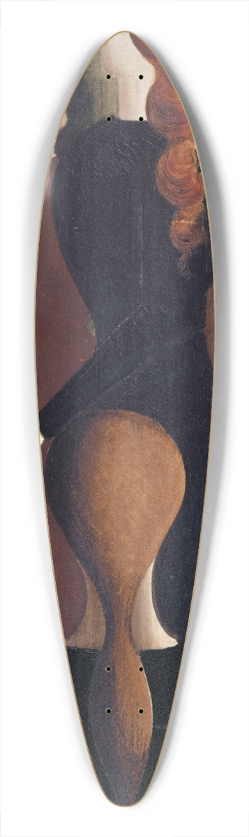 Oskar Schlemmer - Women on Stairway 39.3 inch art pintail longboard deck