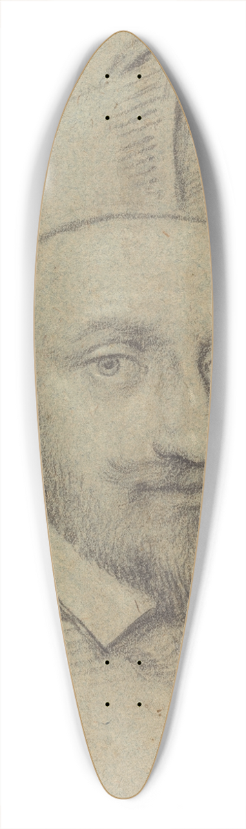 Ottavio Leoni - Portrait of a Cardinal (Alessandro Peretti Montalto) 39.3 inch art pintail longboard deck