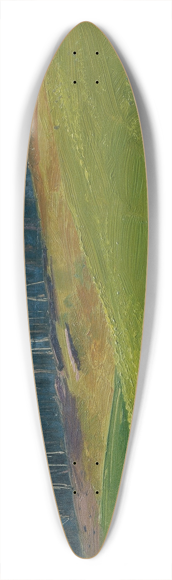 Otto Friedrich - Hellgrne Wiese Gegen Dunkle Waldlisire 39.3 inch art pintail longboard deck