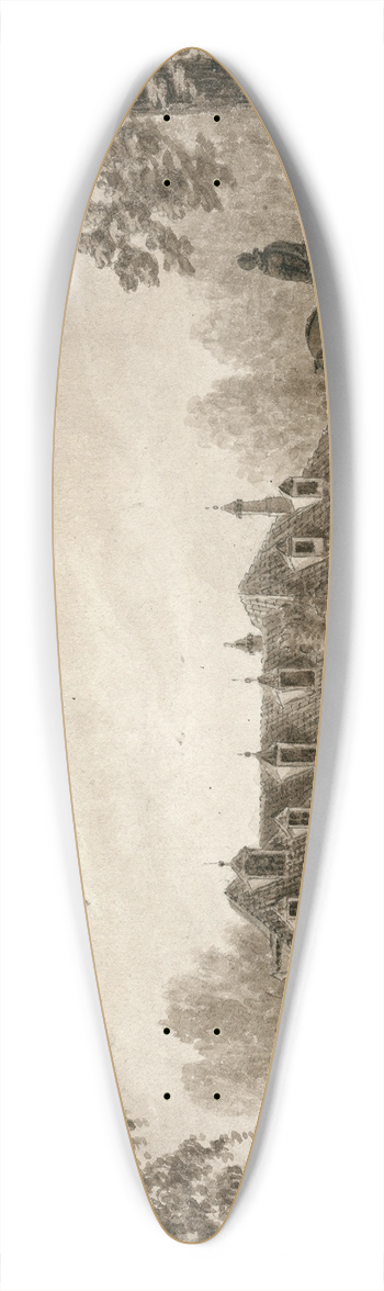 Otto Howen - La Casa-del-campo te Madrid 39.3 inch art pintail longboard deck