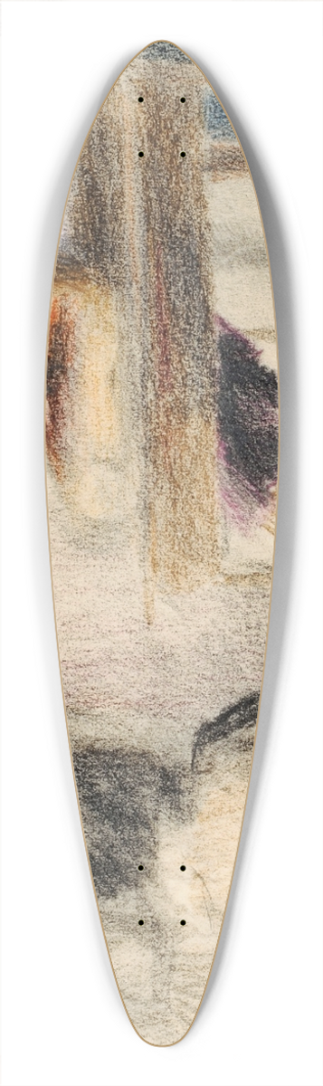 Otto Meyer-Amden - Mann und Frau am Tisch in Amdener Stube 39.3 inch art pintail longboard deck