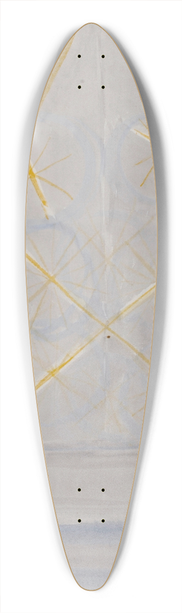 Otto Meyer-Amden - Tagebuchblatt II 39.3 inch art pintail longboard deck