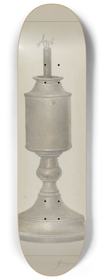 Cora Parker - Whale Oil Lamp 8.25 inch art skate deck